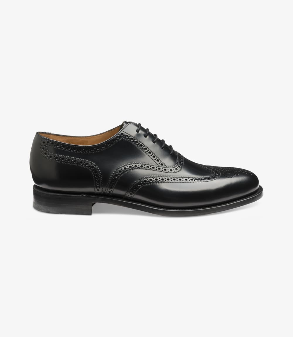 Loake Mens Shoes - 202B Black Polished Leather