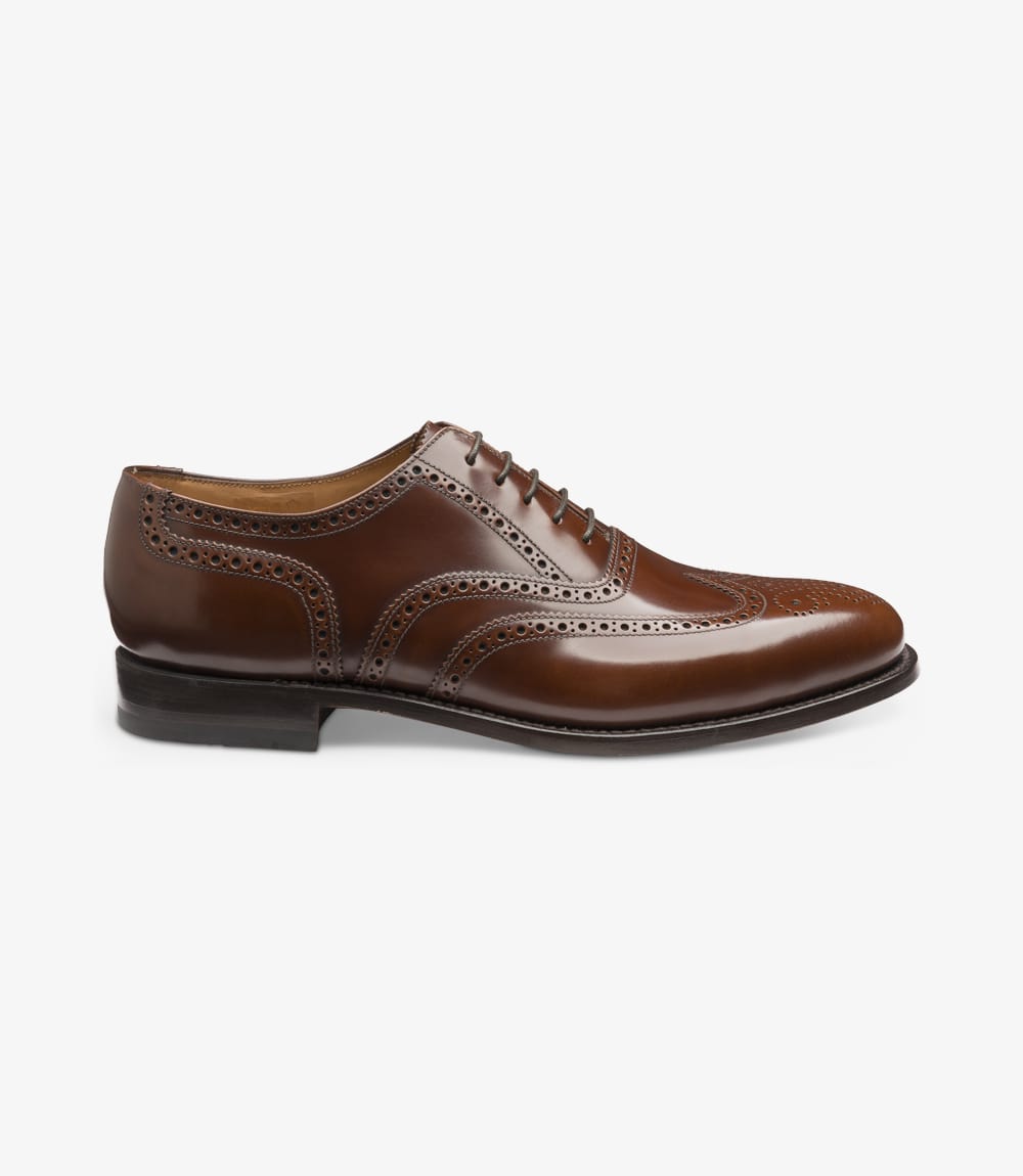 Loake Mens Shoe - 202T Brown Polished Leather