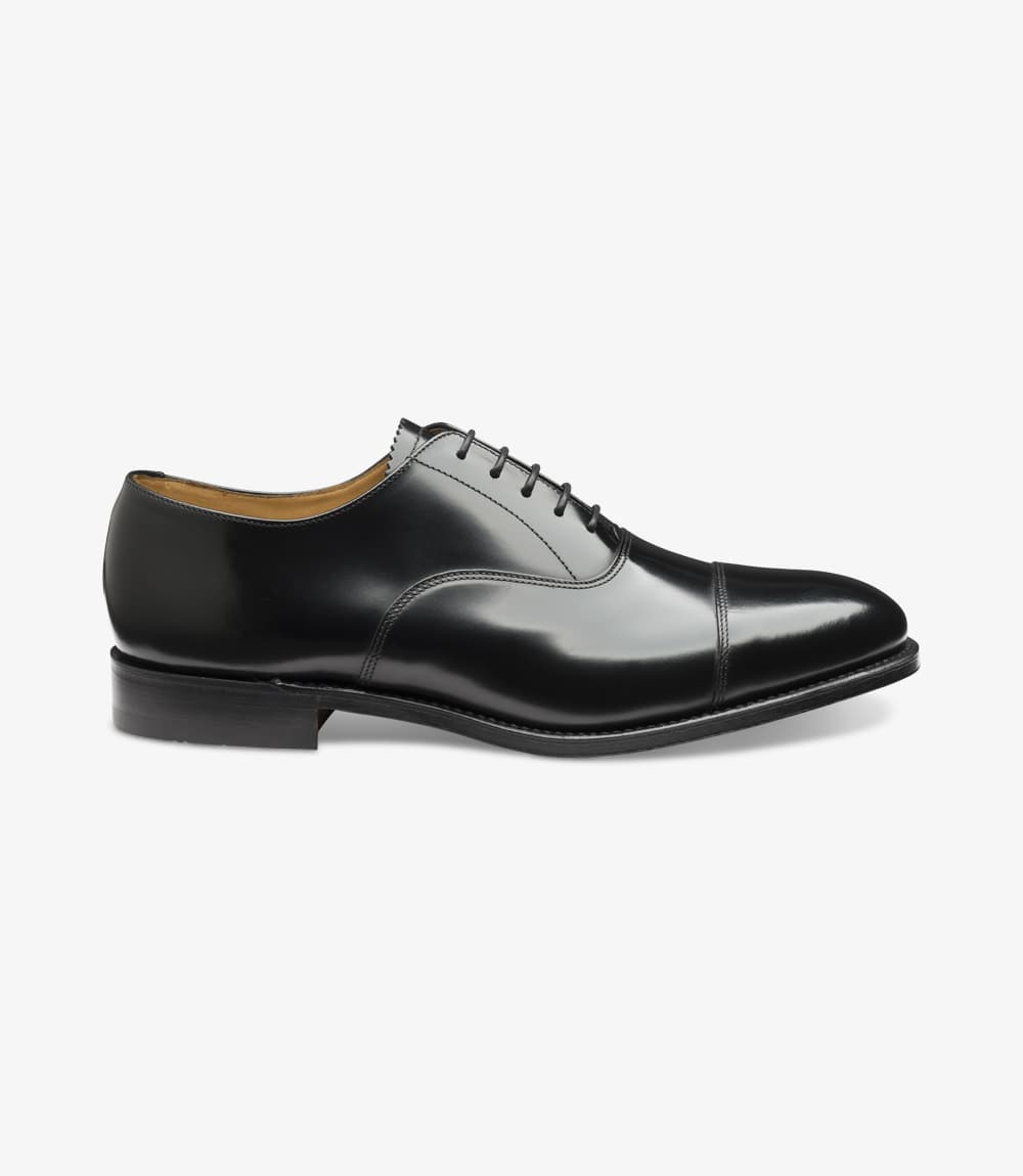 Loake Mens Shoes - 747B Black Polished Leather