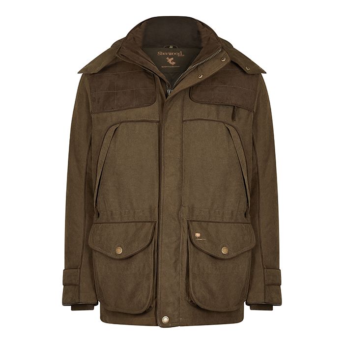 Sherwood Forest Men's Coat - Blackmere (Moss Olive/Brown)