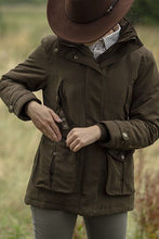 Load image into Gallery viewer, Sherwood Forest Ladies Oakham Coat - Moss Olive
